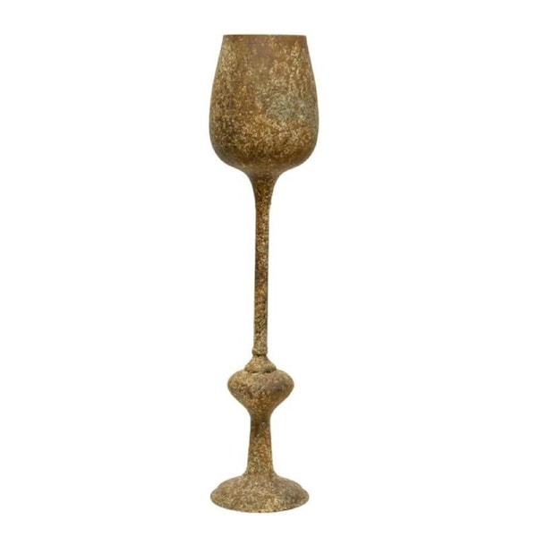 Willow & Silk Vintage Style Decorative Goblet 13x13x55cm