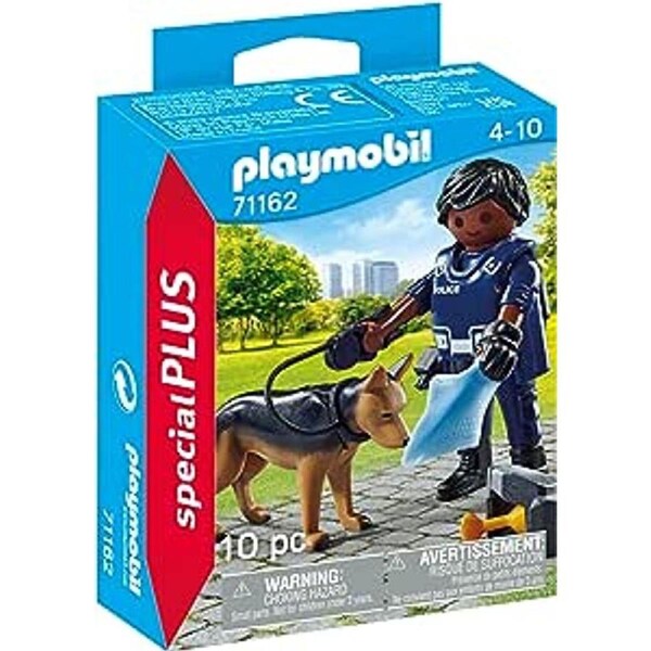 Playmobil Special Plus Policeman with Dog 10pc 71162