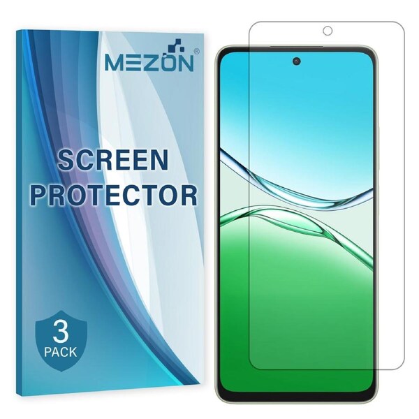 [3 Pack] OPPO A5 Pro 5G Ultra Clear Screen Protector Film by MEZON – Case Friendly, Shock Absorption (OPPO A5 Pro 5G, Clear) – FREE EXPRESS