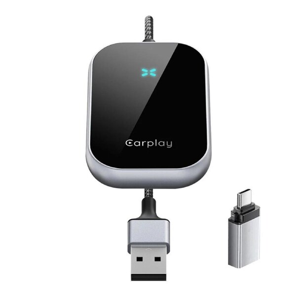 Type-c iPhone Android Car wifi USB Dongle Wired to Wireless Carplay Adapter