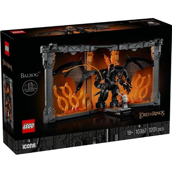 LEGO Icons The Lord of the Rings: Balrog Book Nook 10367