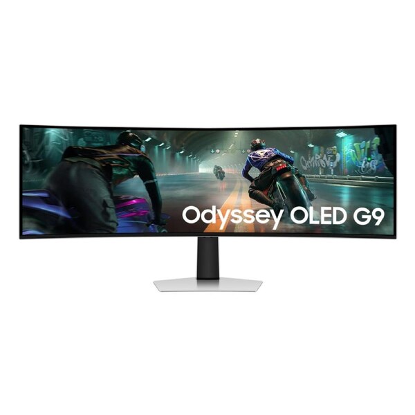 Samsung 49" Odyssey OLED G91SD Curved DQHD 144Hz Gaming Monitor (49", Silver)