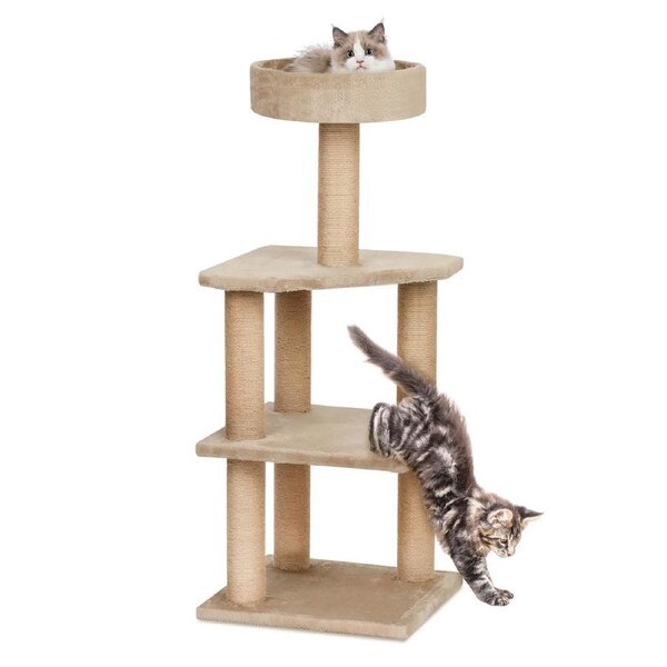 Advwin 101cm Cat Tree Scratching Post Scratcher Tower