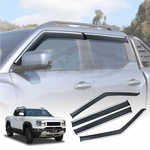 Weathershields for BYD Shark 6 2024-Onwards Car Weather Shields Wind Deflectors Window Sun Visor Set of 4