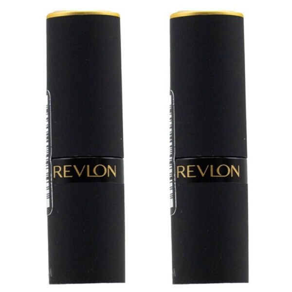 2PK Revlon 4.2G Lipstick Super Lustrous Matte Pink Lipstick 005 Heart Breaker