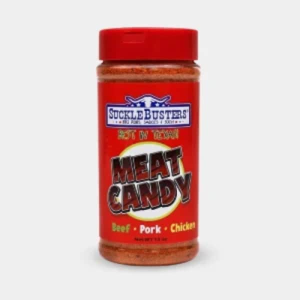 SuckleBusters Meat Candy BBQ Rub 13oz - Sweet BBQ Rub for Ribs, Pork, Burnt Ends & Sticky Bark