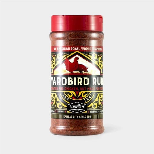 Plowboys BBQ Yardbird BBQ Rub Seasoning 14oz