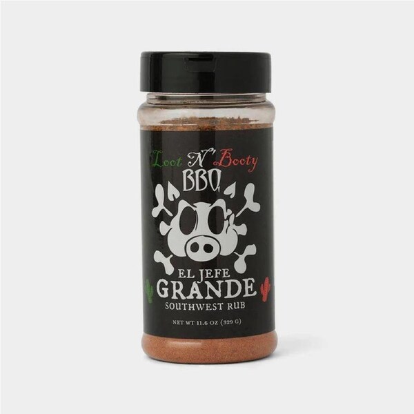 Loot N' Booty El Jefe Grande BBQ Rub Seasoning 11.6oz