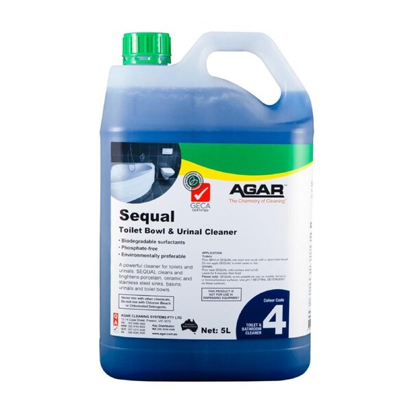 5L Agar SEQUAL powerful cleaner for toilets and urinal
