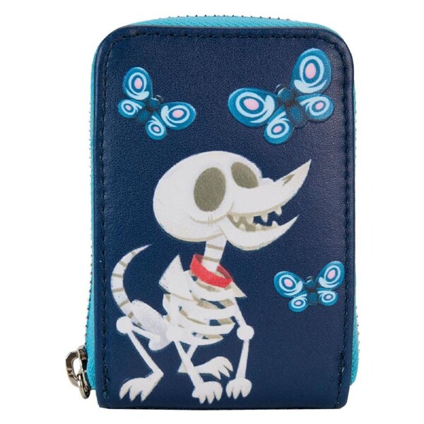 Corpse Bride Faux Leather Wedding Cake Accordion Zip Wallet 2.75x4.25in