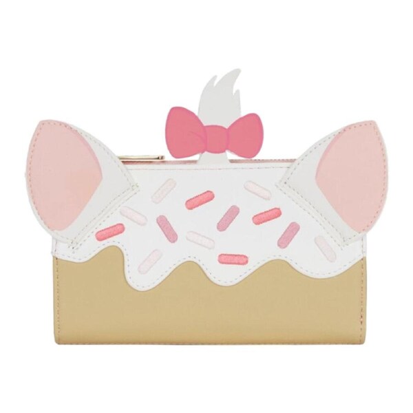 The Aristocats (1970) Faux Leather Marie Sweets Flap Zipped Around Purse