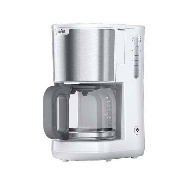 Braun PurShine Drip Coffee Maker White/Silver KF1500WH