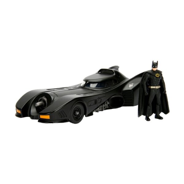 Batman (1989) Batmobile W/batman 1:24 Scale Die-cast Vehicle Model Kit Toy