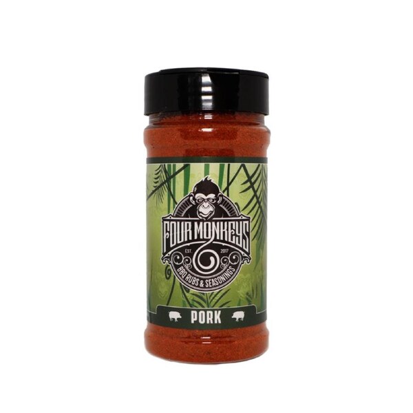 Four Monkeys BBQ Pork 240g Barbeque Seasoning