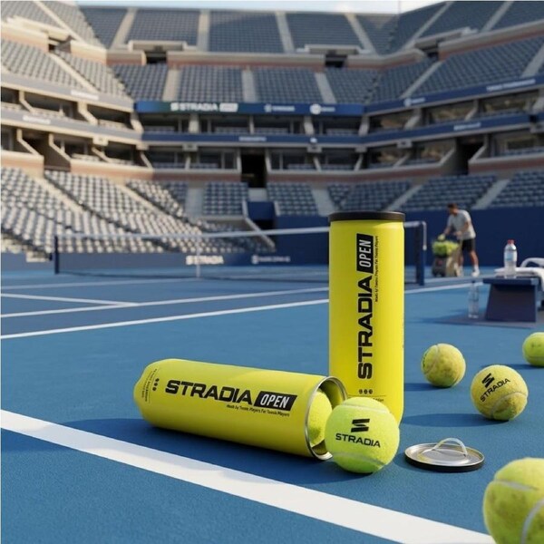 STRADIA "OPEN" Tennis Balls – "Long-Lasting Felt and Balanced Flight with CoreSync Tech" – Pack of 20 Tubes (60 Balls)
