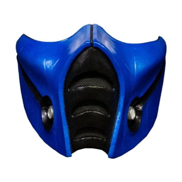 Mortal Kombat Sub-Zero Halloween Costume Mask Party Cosplay Disguise Blue
