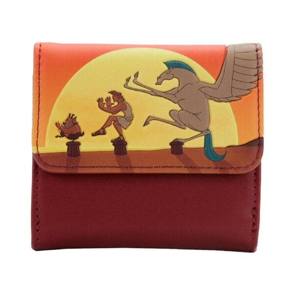 Hercules 1997 Sunset 25th Anniversary Flap Purse Wallet w/ Card Holder 12.7cm