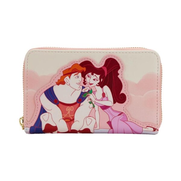 Hercules 1997 & Megara 25th Annivy Zip Around Purse Wallet w/Card Holder 15.24cm