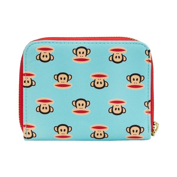 Paul Frank Julius Head All-Over-Print Zip Around Coin Purse Wallet 12.7cm