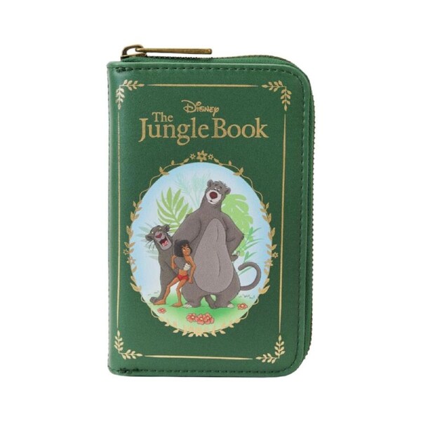 Jungle Book Book Cover Zip Around Wallet Coin Purse w/ Card Holder 15.24cm