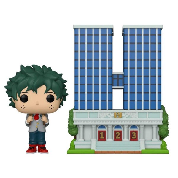 My Hero Academia Deku With UA High School Pop Town Action Figure Anime/Manga Toy