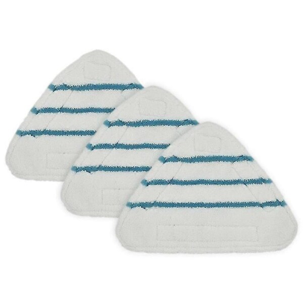 3 Pack Microfibre Pads Mop Replacement Cleaner Floor Pads Washable X5mop Cloths Compatible With H2o Steam Mop X5 Mop Pad
