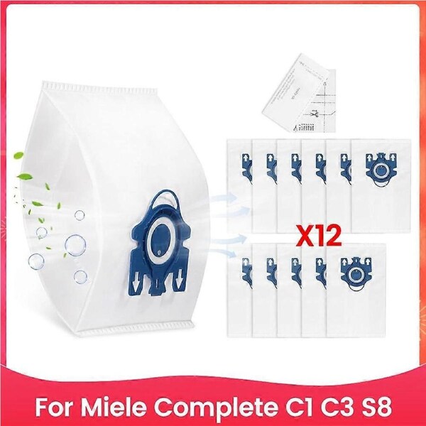14PCS Dust Bag Set for Miele C1 C3 S8 Vacuum Cleaner Accessories