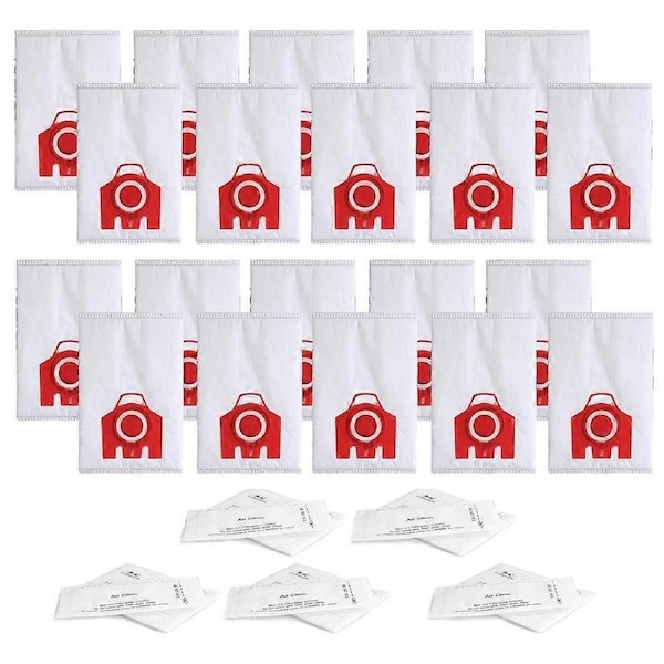 20Pack Replacement FJM 3D Efficiency Dust Bag for S200,S300,S600,S4 S6 Compact C2 C1 Serie Canister