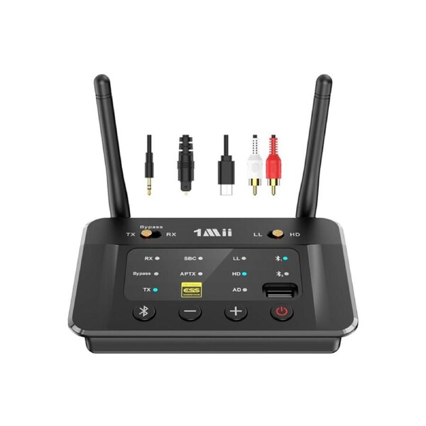 1Mii B03S Bluetooth 5.3 Transmitter & Receiver w/ Audiophile DAC