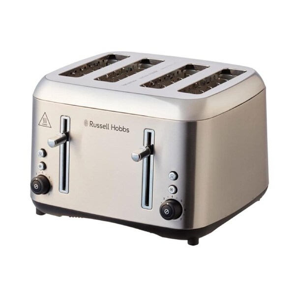 Russell Hobbs Addison 4 Slice Toaster Brushed Stainless Steel