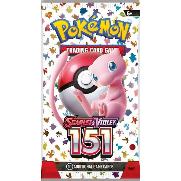 POKEMON TCG 151 - Sealed Single Booster Pack - English - 10 Cards