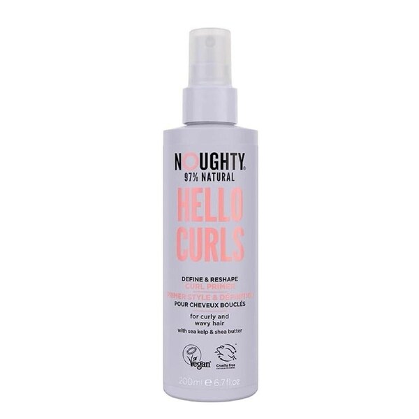 2 x NOUGHTY 97% Natural Hello Curls Define and Re-Shape Curl Primer - 200ml