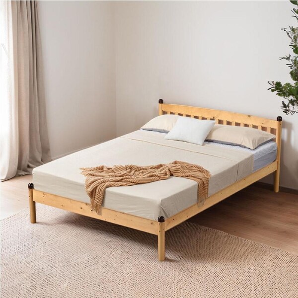 Furb Bed Frame Mattress Base Wooden Platform for Kids Toddler King Single