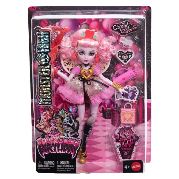 Monster High Scary Sweet Birthday Cupid Asteria Fashion Doll