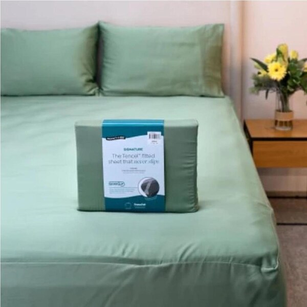 Protect-A-Bed Signature Tencel Tailored Neverslip Sheet Set - Rosemary - Super King