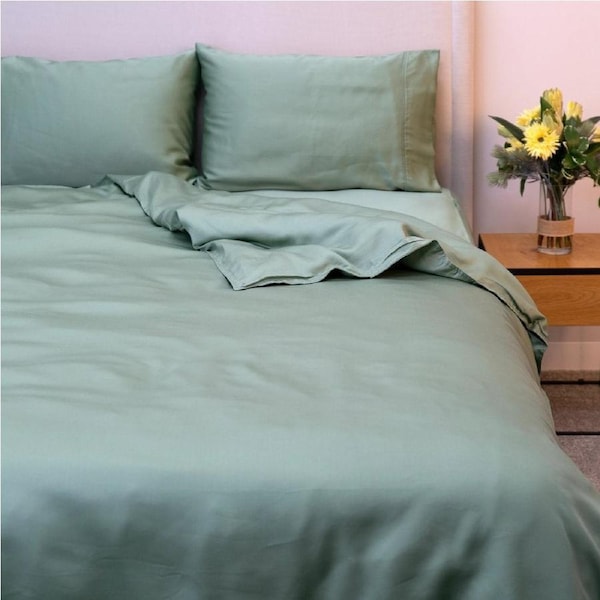 Protect-A-Bed Signature Tencel Quilt Cover Set - Rosemary - Super King