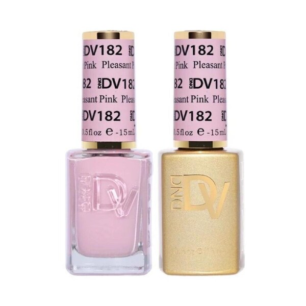 DND DIVA - #182 Pleasant Pink - Nail Gel Polish 15ml