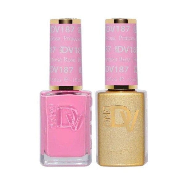 DND DIVA - #187 Princesa Rosa - Nail Gel Polish 15ml
