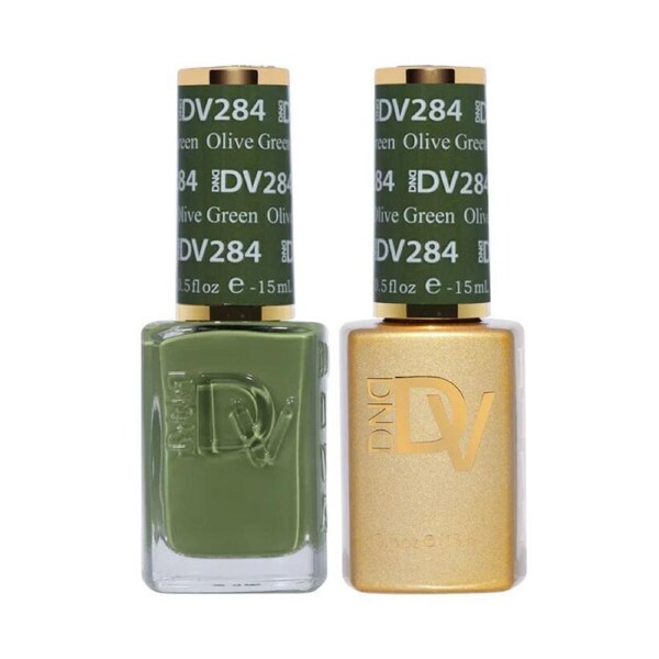 DND DIVA - #284 Olive Green - Nail Gel Polish 15ml
