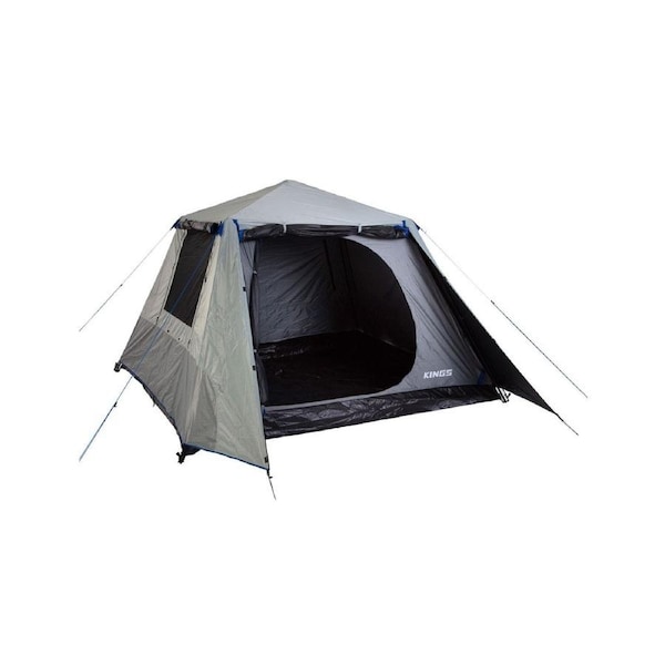 Kings Kwiky 4-6 Person Tent - Blackout - Quick Set Up - Sleeps up to 6 People