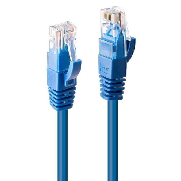 Lindy 7.5m CAT6 U/UTP Gigabit Network Cable - Blue