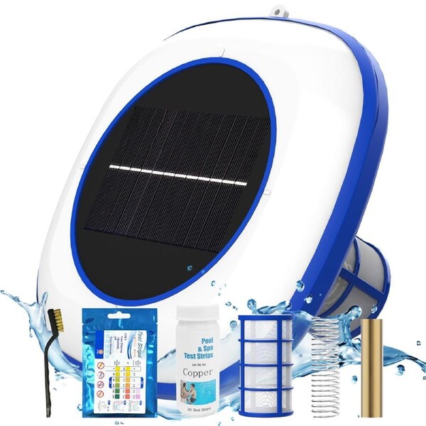Advwin Solar Pool Ionizer Pool Purifier, 85% Less Chlorine