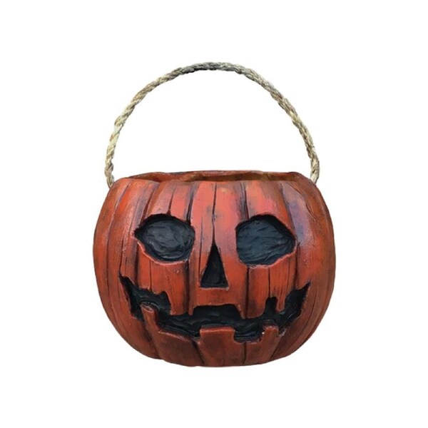 Candy Corn Pumpkin Candy Pail Halloween Trick or Treat Costume Accessory