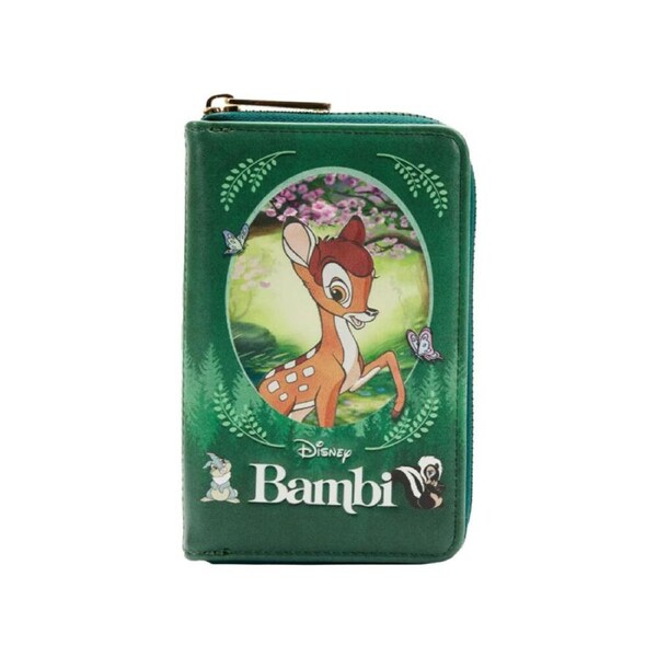 Bambi 1942 Classic Books Zip Purse Kids Wallet Money/Bill Card Organiser