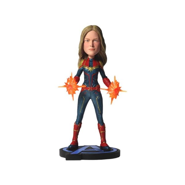 Avengers 4 Endgame Captain Marvel Head Knocker Kids Collectable Figure Toy