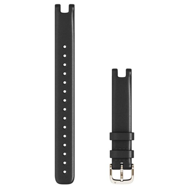 Garmin Lily 14mm Black Italian Leather Band Large