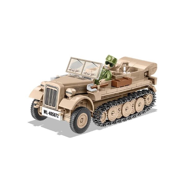283pc World War 2 SD KFZ 10 Demag D7 Kids Building Toy Collectable Toy Kit