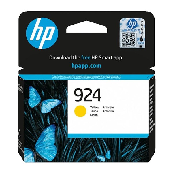 HP 4K0U5NA Thermal Inkjet 924 Yellow Original Standard Capacity Ink Cartridge