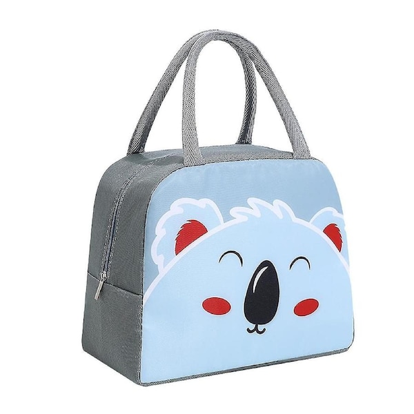 Cartoon Lunch Bag Portable Lunch Box Bag Student Aluminum Foil Insulation Bag