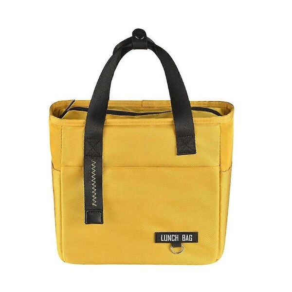 Lunch Box Bag Portable Bento Bag Large Capacity Picnic Insulation Bag Waterproof Lunch Bag,yellow